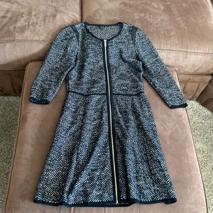 Ann Taylor long sleeve dress black